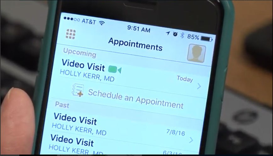 video visit callout
